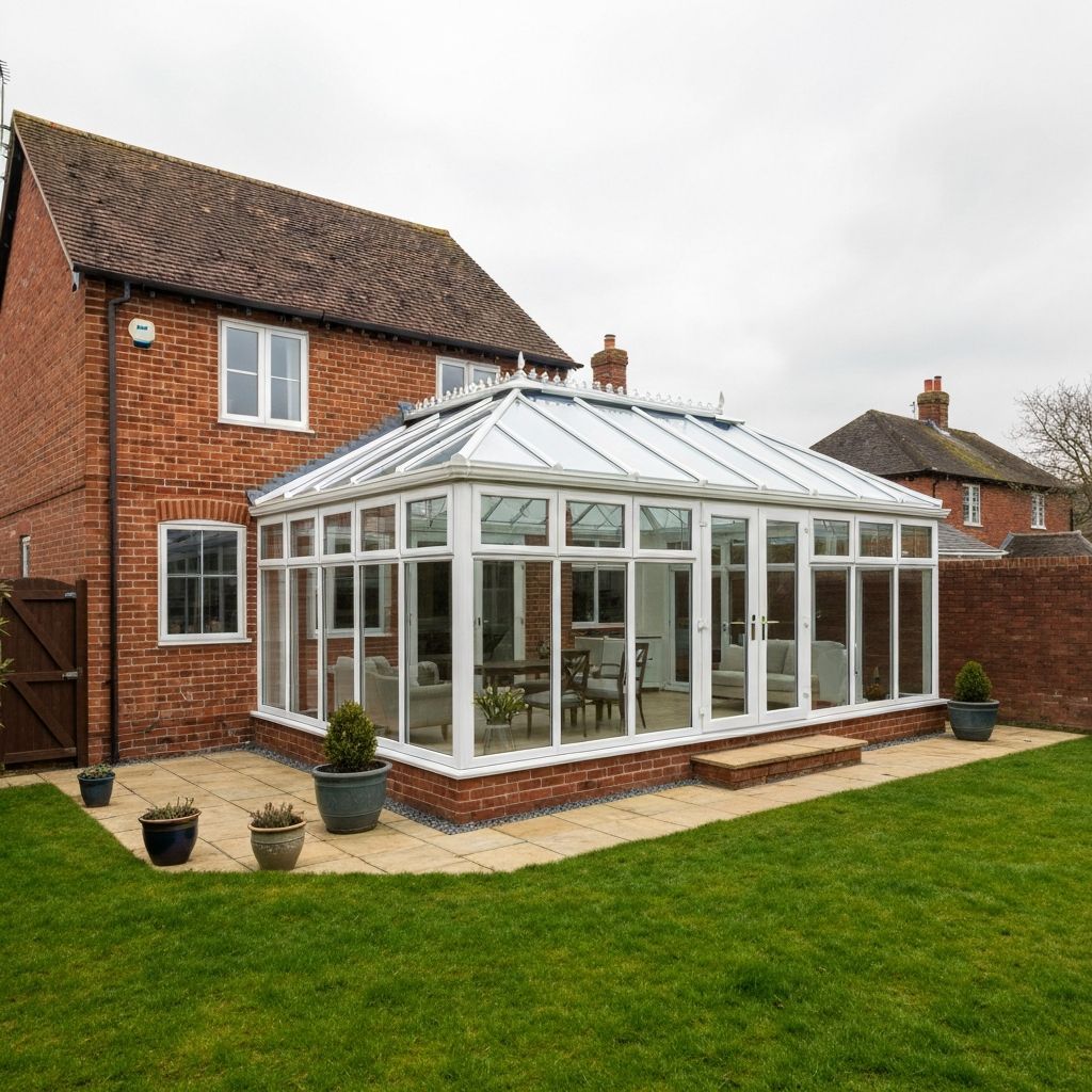 Beautiful UPVC conservatory extension